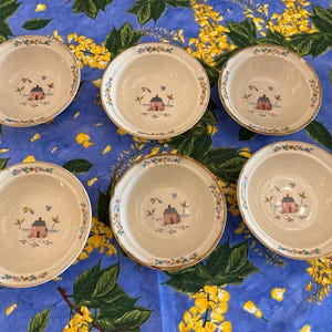 Vintage Cottage Core Country Heartland Cereal Soup Bowls Intl Stoneware Co Japan image 1