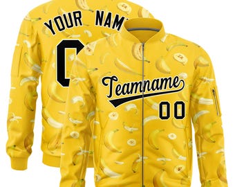 KXK Custom Bomber Jacket: Lightweight Stitched Personalized Baseball Varsity Windbreaker