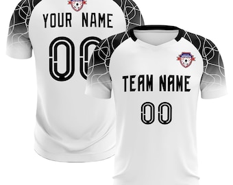 KXK Personalized  Soccer Jersey Custom Printed Men Women Youth Matching Family Fan Gear Training Uniform Christmas Birthday Gift for Soccer