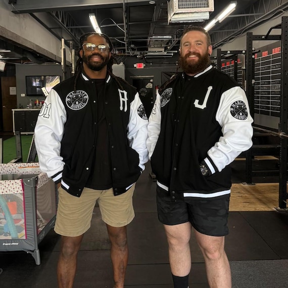 KXK Custom Embroidered Varsity Jacket, Personalized Letterman Baseball Bomber