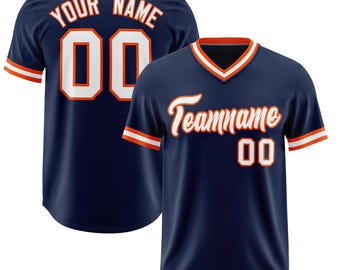 KXK Custom Embroidered Baseball Jersey V-Neck Personalized Women Men Uniform Veterans Day Gift