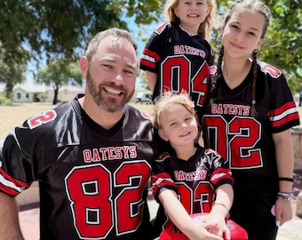 KXK Personalized Football Jerseys Embroidery Custom Football Jersey Men Women Youth Preschool