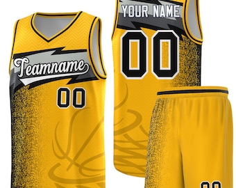 Maglia da basket personalizzata: nome e numero della squadra personalizzati