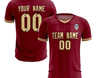 KXK Custom Varsity Soccer Jersey Custom Printed Men Women Youth Uniform Senior Night Personalized  Graduation Sports Gift