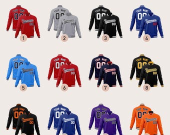 Custom Embroidered Letterman Jacket: Personalized Varsity Team Jacket