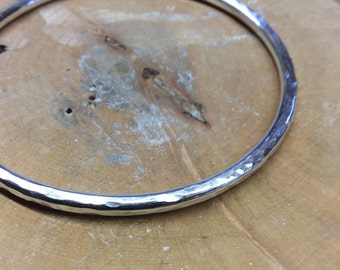 Sterling Silver, bangle bracelet hammered