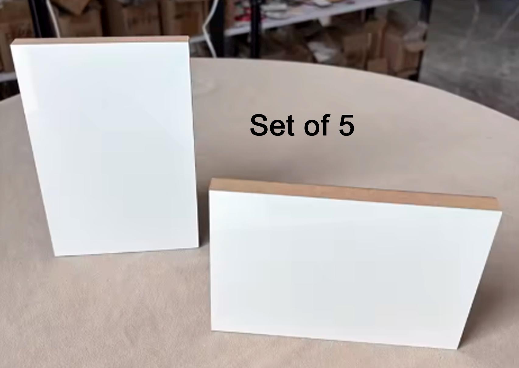 6 Pack Sublimatie Fotolijsten Blanks 5 X 7 Inch Warmteoverdracht