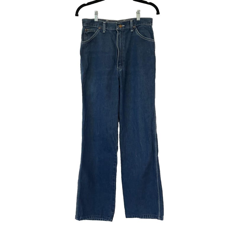 Vtg Wrangler High Rise Bootcut Jeans Women's Sz 12 Made in USA Western Ranchcore image 5