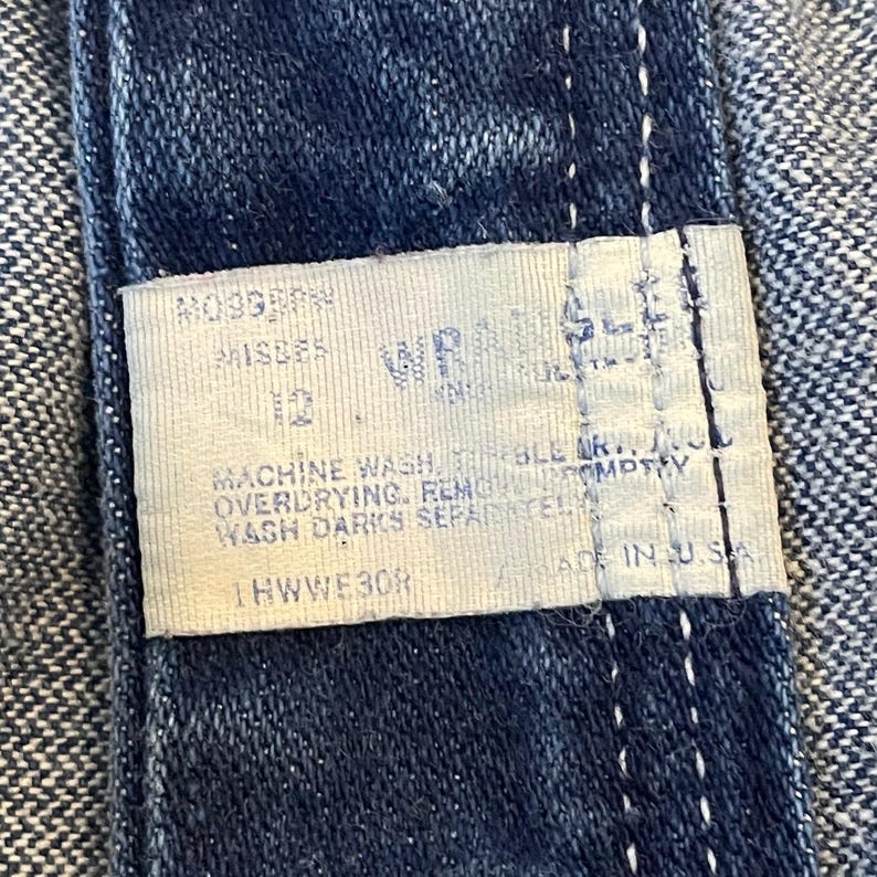 Vtg Wrangler High Rise Bootcut Jeans Women's Sz 12 Made in USA Western Ranchcore image 2