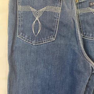 Vtg Wrangler High Rise Bootcut Jeans Women's Sz 12 Made in USA Western Ranchcore image 9