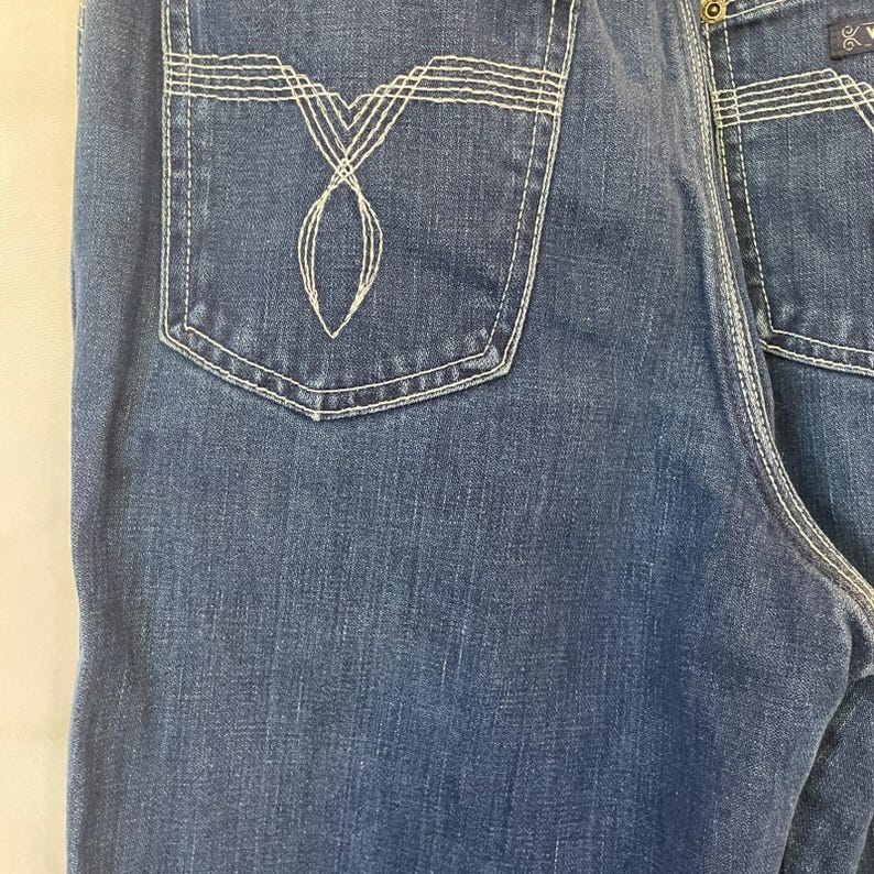Vtg Wrangler High Rise Bootcut Jeans Women's Sz 12 Made in USA Western Ranchcore image 9