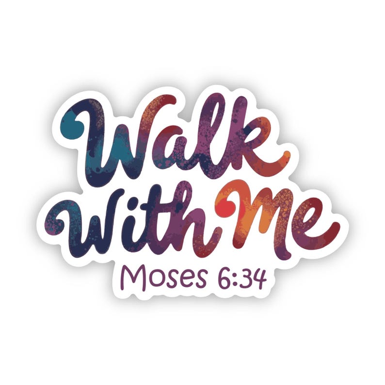 Yw Code Sticker Walk With Me ~ 2026 Youth Theme Water Bottle Sticker Decal ~ Youth YW ...
