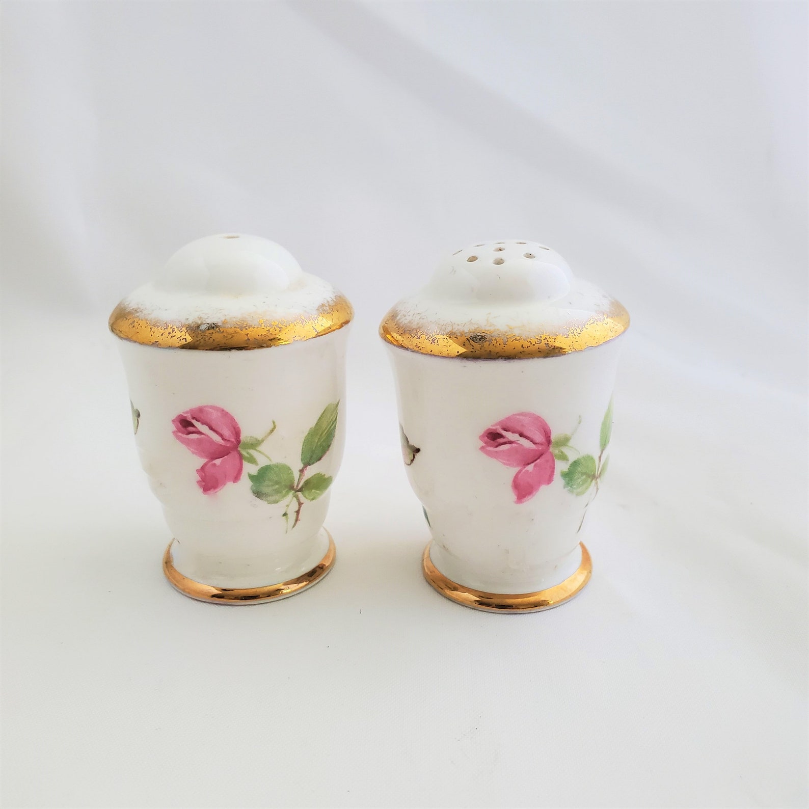 Rose Salt and Pepper Shaker Set Royal Stafford Berkeley FREE Etsy