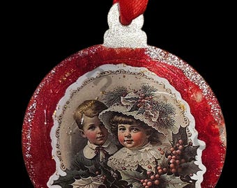 Handmade Christmas Ornament: Victorian Christmas