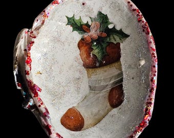 Shell Christmas Ornament Christmas Stocking