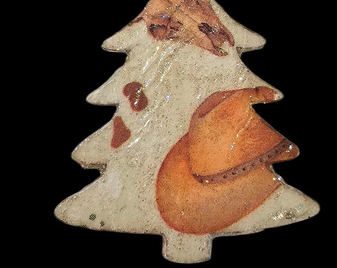 Handmade Wood Tree Christmas Ornament: One-Of-A-Kind Western Wooden Ornament