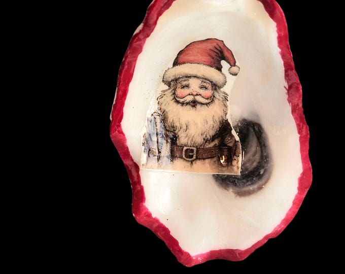 Handmade Santa Christmas Ornament: One-Of-A-Kind Holiday Decor