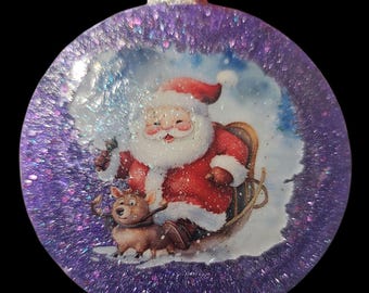 Handmade Christmas Ornament Santa Clause