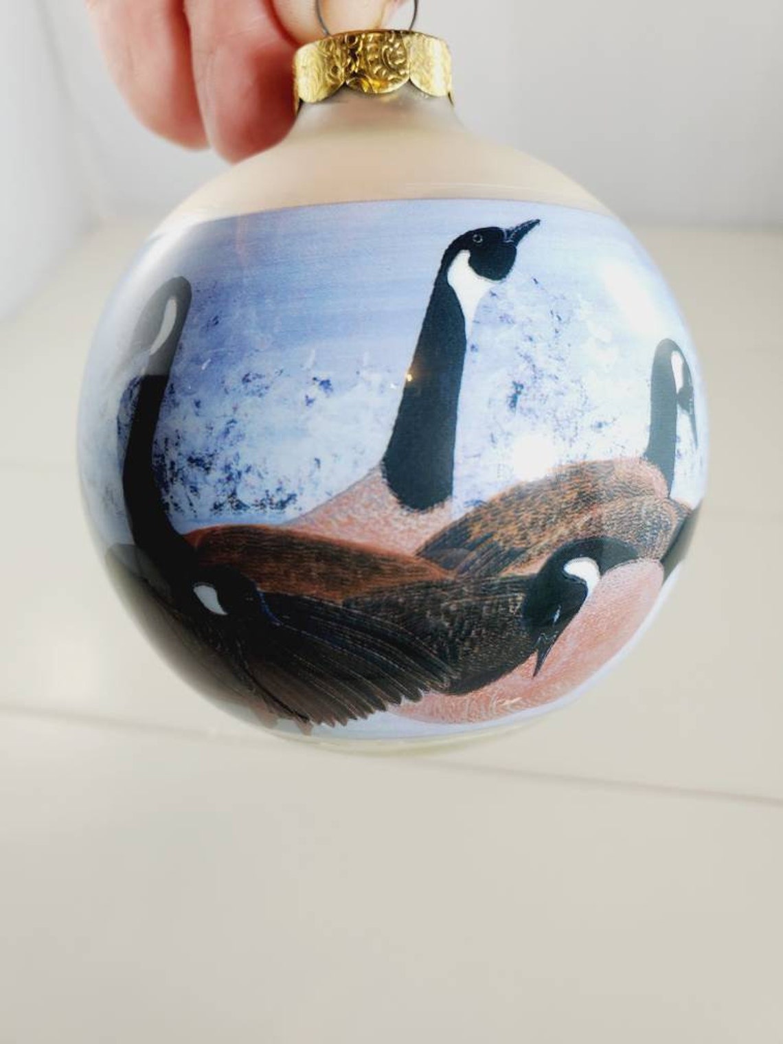Christmas Ornaments Canadian Geese Ornament HHSC Canada Geese Etsy