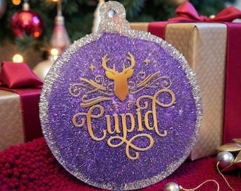 Handmade Christmas Ornament: Comet, Cupid
