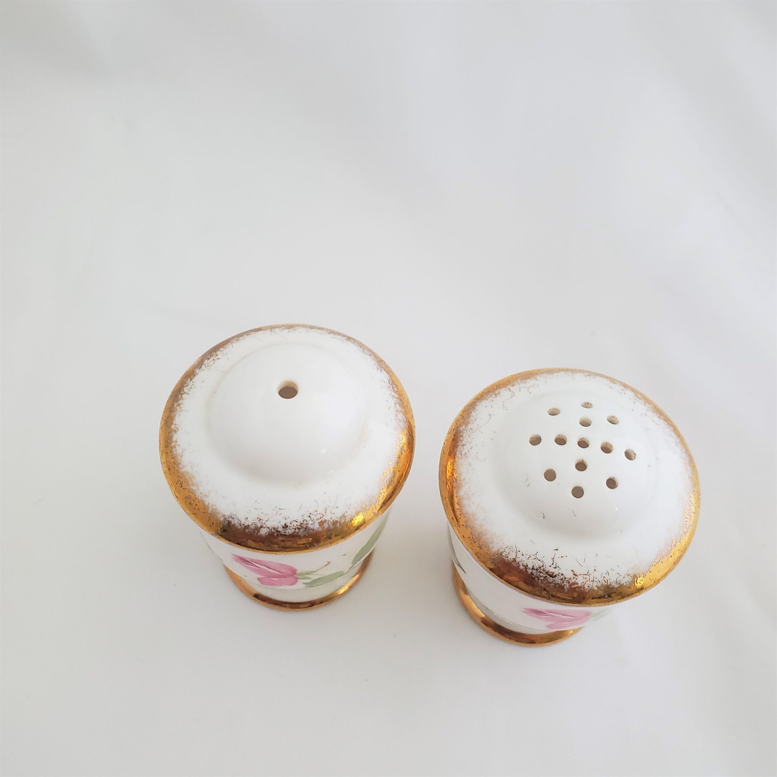 Rose Salt and Pepper Shaker Set Royal Stafford Berkeley FREE Etsy