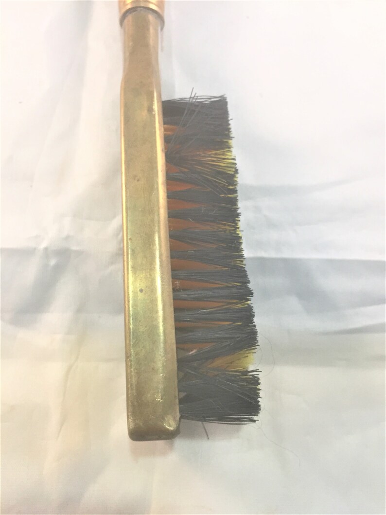 brass shoe horns long handles on Shoes Shoe Care Cleaning Gentlemans Brush Brass Duck Shoe Horn And Shoe Brush Brass Duck Head Wood Handle Barber S Brush Free Usa Shipping Everything Vintage