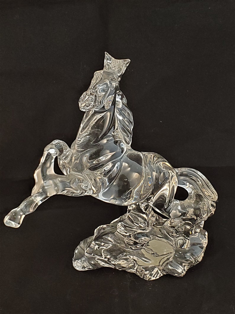 Crystal Horse Crystal Rearing Stallion Wonders of the Wild Etsy
