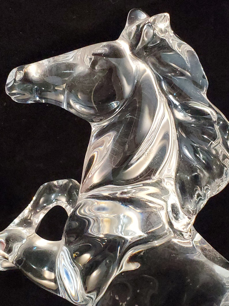Crystal Horse Crystal Rearing Stallion Wonders of the Wild Etsy