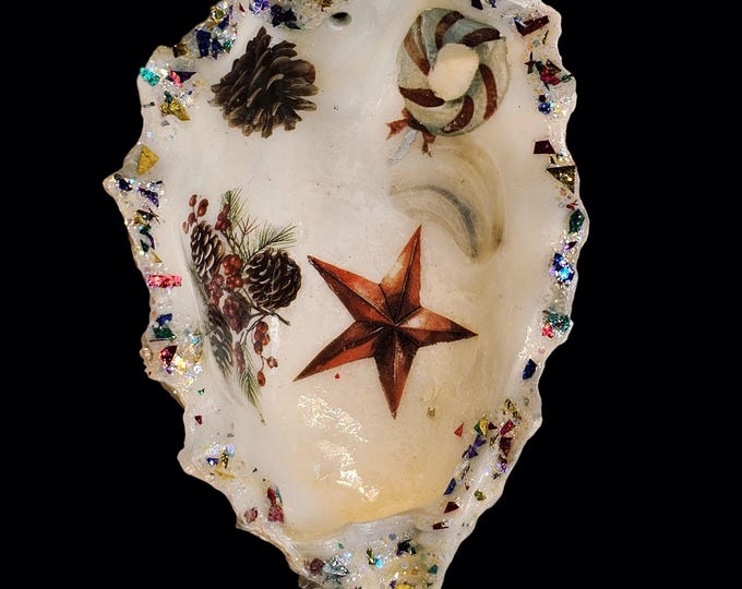 Handmade Shell Christmas Ornament: One-Of-A-Kind Holiday Decor