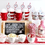 Polar Express Hot Chocolate Pack Instant Download Edit Etsy