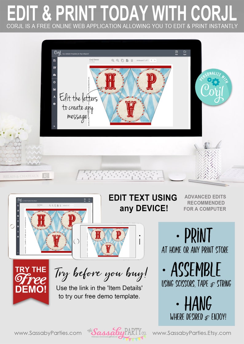 Baby Shower INSTANT DOWNLOAD Vintage Airplane Banner Airline Aeroplane Biplane Birthday Bunting Editable /& Printable Party Banner