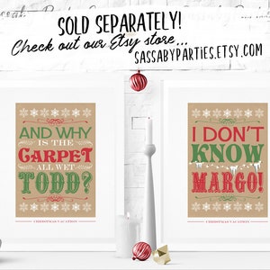 PRINTABLE Christmas Vacation inspired Logo Transfer Todd & Margo INSTANT DOWNLOAD Digital File Ugly Sweater, T-shirt, Gifts image 6