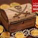Pirate's Treasure Chest Box INSTANT DOWNLOAD Printable, Birthday Party ...