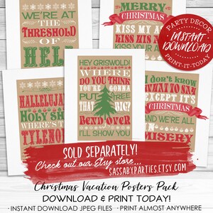 PRINTABLE Christmas Vacation inspired Logo Transfer Todd & Margo INSTANT DOWNLOAD Digital File Ugly Sweater, T-shirt, Gifts image 5