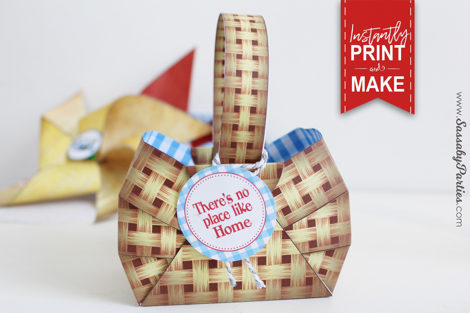 Wizard of Oz Gift Basket INSTANT DOWNLOAD Printable Party Etsy