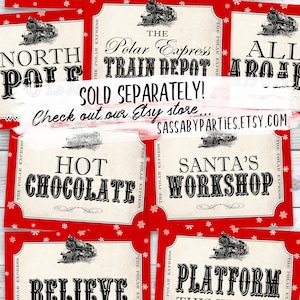 Polar Express Poster - All Aboard - INSTANT DOWNLOAD - Printable ...