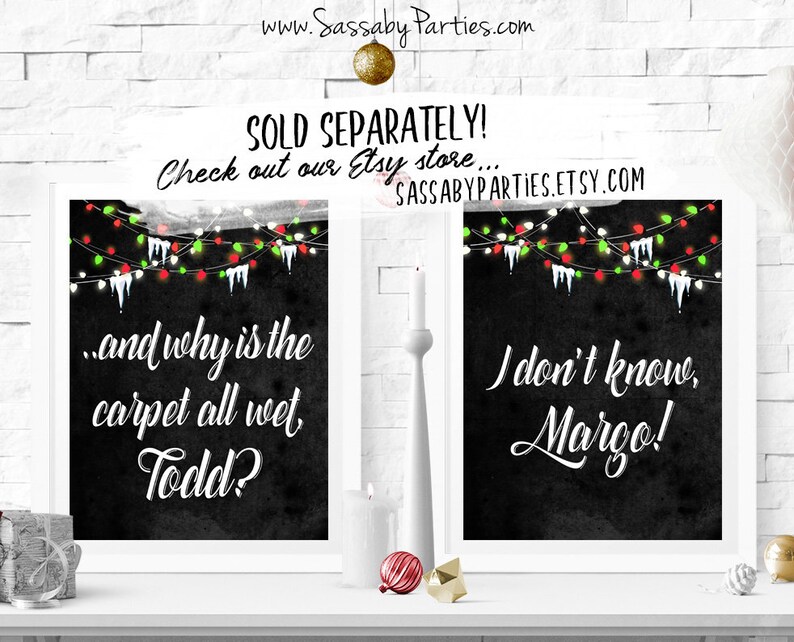 Christmas Vacation Poster INSTANT DOWNLOAD Clark Griswold Quote, Printable, Art Print, Party Decor, Xmas Decoration, Funny, Sign image 6