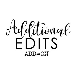 Complemento de modificaciones adicionales: ¡Un artículo modificado solo para ti! Diseño personalizado de Sassaby Party Co.