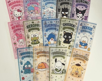 Sanrio All About Me I Savings Challenges Bundle or Tracker I A6 Matte Envelope