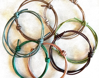 Pulsera de cuero de surfista