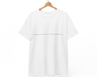 hating pop music doesnt make you unique and different btw tee
