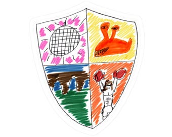 Harry Styles Royales Hofwappen Aufkleber | Harry inspiriert Wappen-Vinyl-Aufkleber | Pop Musik Fan Aufkleber | Wasserfester Laptop & Autoaufkleber