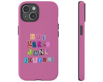 Junk Journal Handyhülle des heißen Mädchens | Scrapbook Journal Basteln Crafting