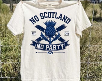 Camiseta Scotland Forever, camiseta con paisaje de castillo escocés, camiseta con la bandera de Escocia, regalo para aficionado al fútbol.