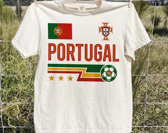 Vintage Portugal Soccer Shirt, Vintage Portugal Soccer Fan Gift, World Cup 2026 Tee, Portugal National Team Soccer Shirt