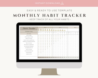 Tygodniowy rejestr nawyków: szablon arkusza kalkulacyjnego Google