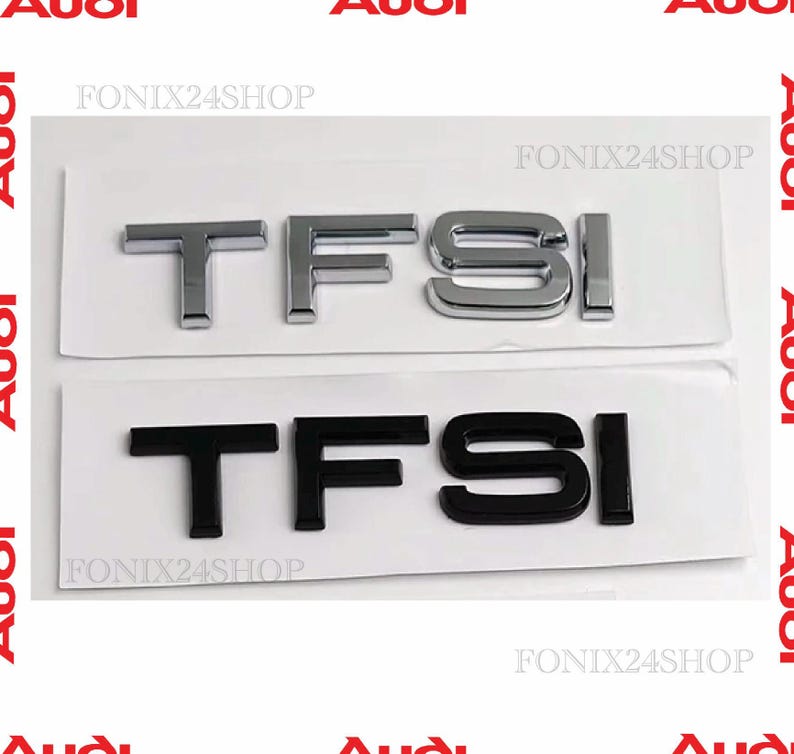AUDI Letters TFSI Audi Emblem Tfsi 30 35 40 45 50 55 60 / TDI 1.8T 2.0T ...
