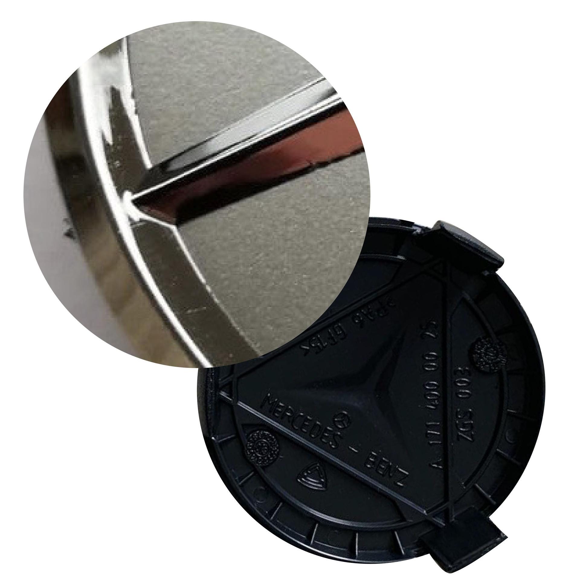 Mercedes Benz Alloy Wheel Center Caps 4x75mm A B C E S M Class ML CLA ...