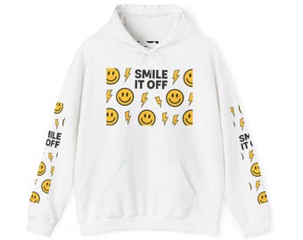 Smile Is the Best Lighting Hoodie | Motivational Quote Sweatshirt
