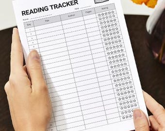 Reading Log Printable | Reading Tracker | Books to Read & Books I’ve Read | Book Log | A4 A5 Letter Half Size | Instant Download PDF